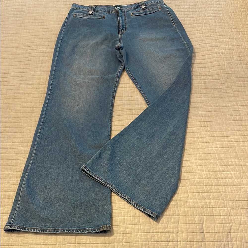 Sam Edelman Flare Trouser Blue Women's Jeans NWOT